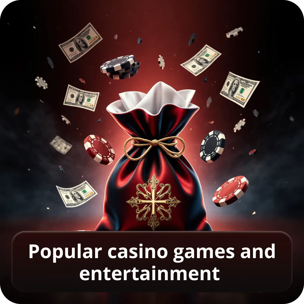 Popular casino games and entertainment Dracula Casino